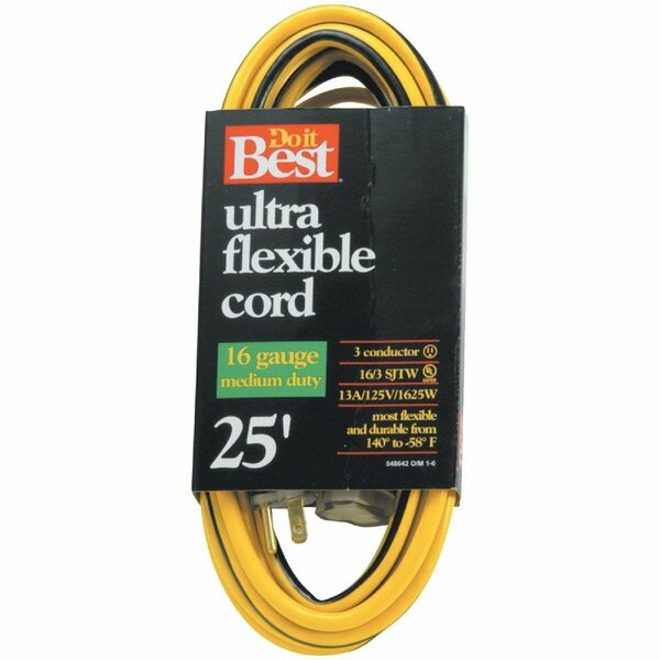All-Source 25 Ft. 16/3 Medium-Duty Extension Cord 553060